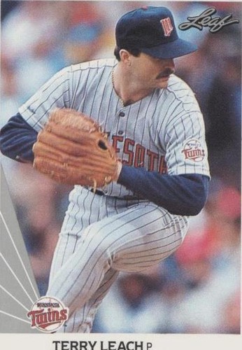 1990 Leaf - Terry Leach #360