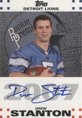 2007 Topps Drew Stanton #RPA-DS
