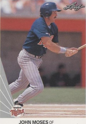 1990 Leaf - John Moses #433