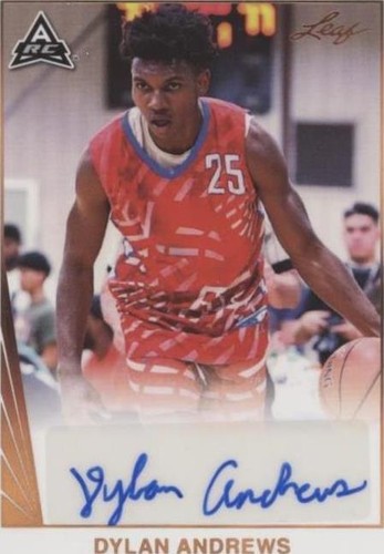 2021-22 Leaf Memories - Dylan Andrews #BA-DA2