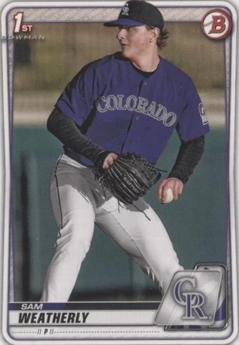 2020 Bowman Draft - Sam Weatherly #BD-109