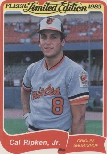 1985 Fleer Limited Edition Baseball Superstars - Cal Ripken #28