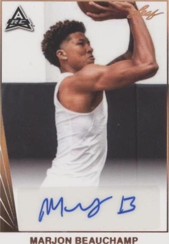 2021-22 Leaf Memories - MarJon Beauchamp #BA-MJB