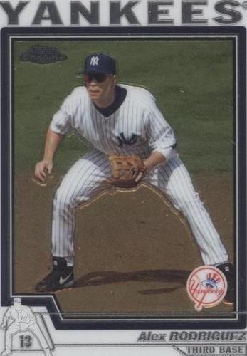 2004 Topps Chrome Traded & Rookies - Alex Rodriguez #T50