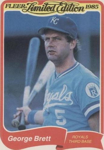 1985 Fleer Limited Edition Baseball Superstars - George Brett #4