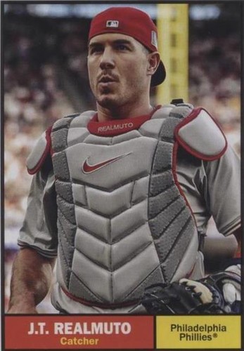 2024 Topps Archives #84 J.T. Realmuto Yellow Foilboard | eBay