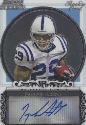 2006 Bowman Sterling Joseph Addai #BS-JA