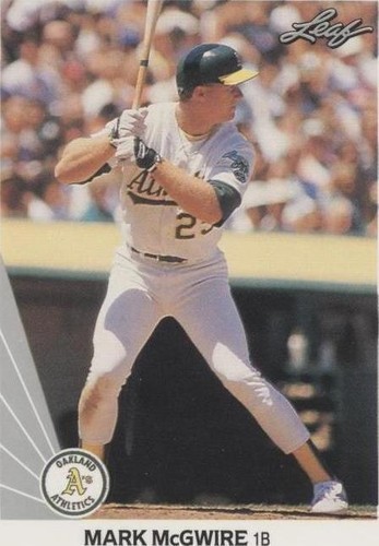 1990 Leaf - Mark McGwire #62