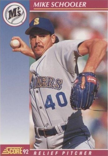 1992 Score - Mike Schooler #654