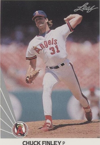 1990 Leaf - Chuck Finley #162