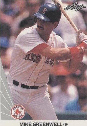 1990 Leaf - Mike Greenwell #143