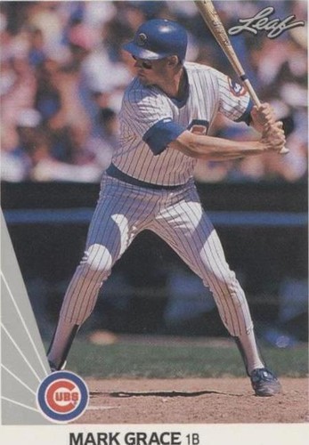 1990 Leaf - Mark Grace #137