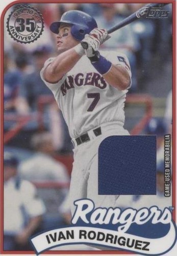2024 Topps Series 1 - Ivan Rodriguez #89BR-IR