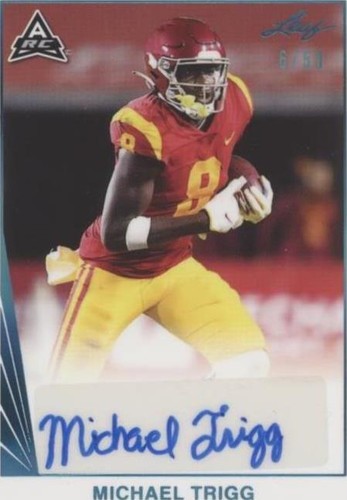 2021 Leaf Memories Michael Trigg #BA-MT2