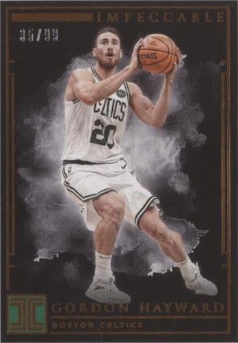 2018-19 Panini Impeccable - Gordon Hayward #91