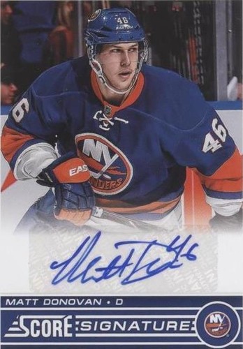 2013-14 Panini Rookie Anthology - Matt Donovan #SS-MDV