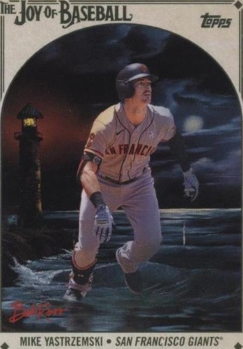 2023 Topps X Bob Ross The Joy of Baseball - Mike Yastrzemski #91