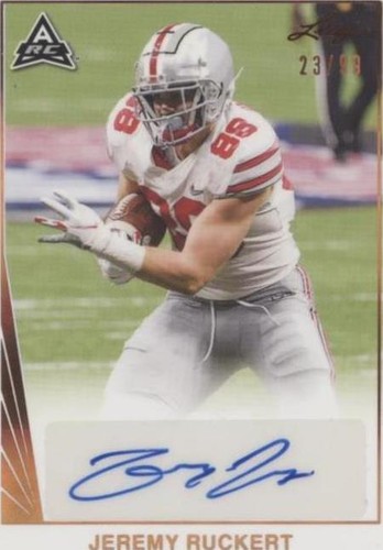 2021 Leaf Memories Jeremy Ruckert #BA-JR1