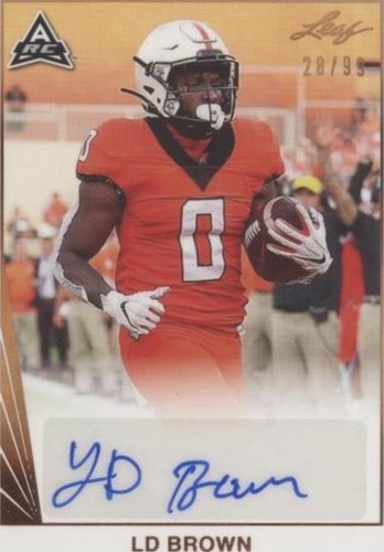 2021 Leaf Memories Ld Brown #BA-LB1