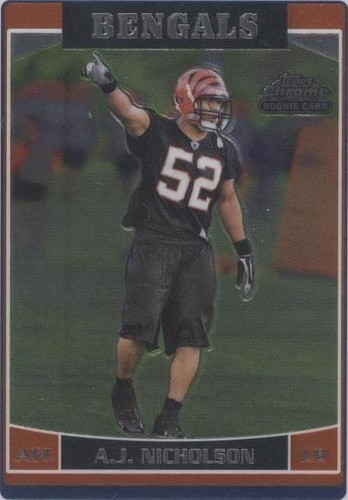 2006 Topps Chrome A.J. Nicholson #208