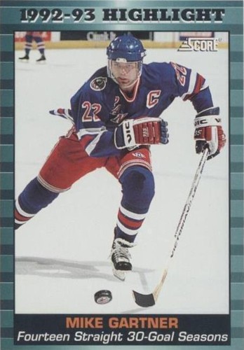 1993-94 Score - Mike Gartner #447