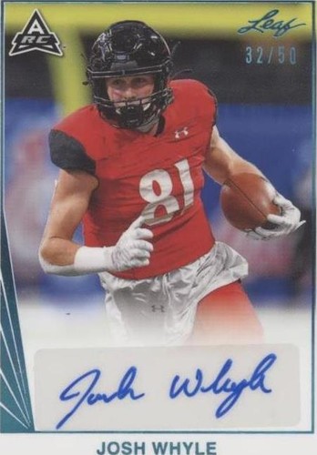 2021 Leaf Memories Josh Whyle #BA-JW4