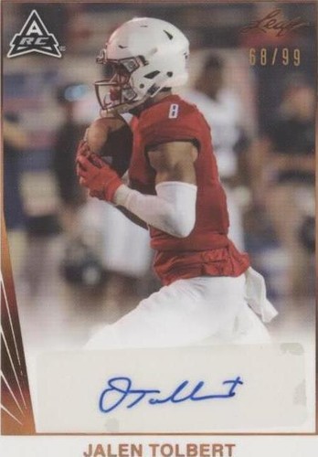 2021 Leaf Memories Jalen Tolbert #BA-JT1