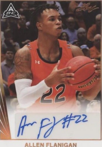 2021-22 Leaf Memories - Allen Flanigan #BA-AF1