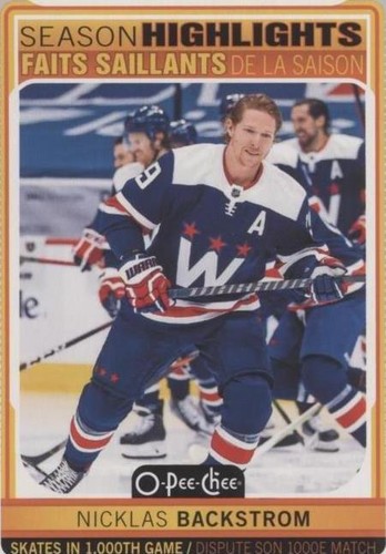 2021-22 O-Pee-Chee - Nicklas Backstrom #598