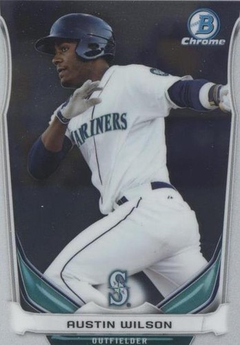 2014 Bowman Chrome - Austin Wilson #BCP28