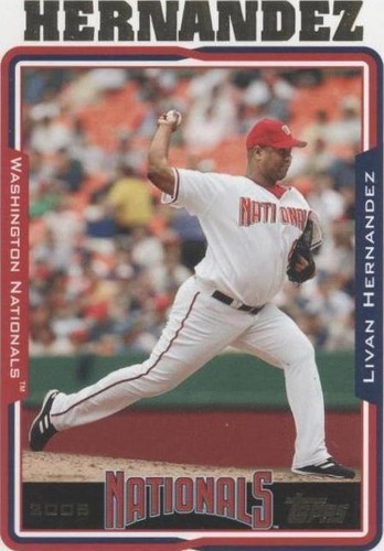 2005 Topps Updates & Highlights - Livan Hernandez #UH57