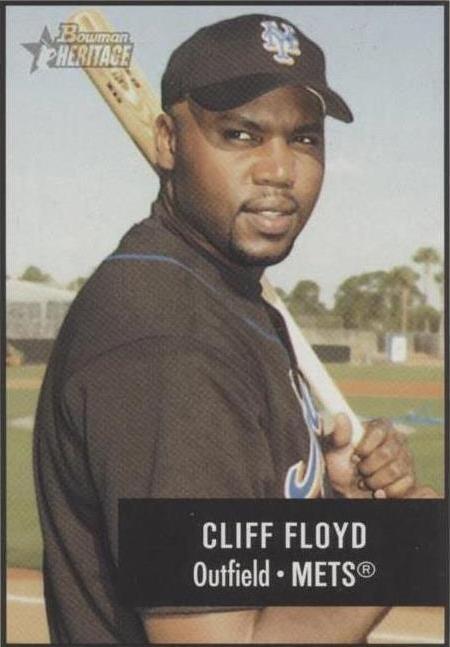 Cliff Floyd Baseball New York Mets Sports Trading Cards