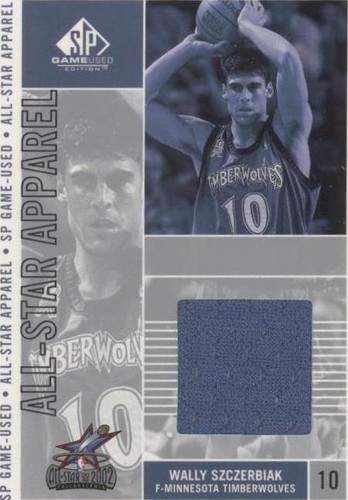 2002-03 SP Game Used Edition - Wally Szczerbiak #WS-AS