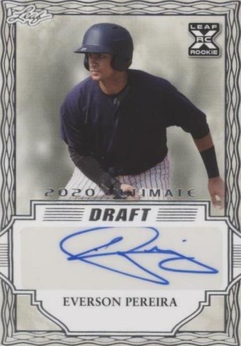 2020 Leaf Ultimate Draft - Everson Pereira #BA-EP2