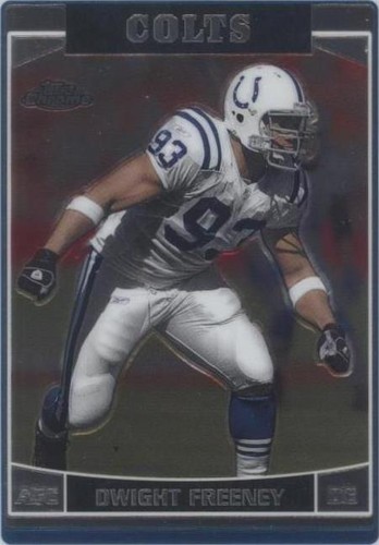 2006 Topps Chrome Dwight Freeney #37
