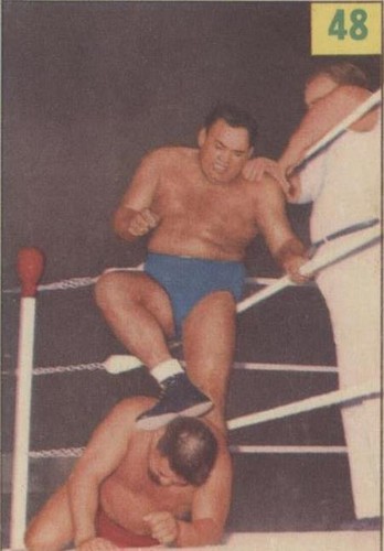 1955-56 Parkhurst Wrestling - Nanjo Singh #48