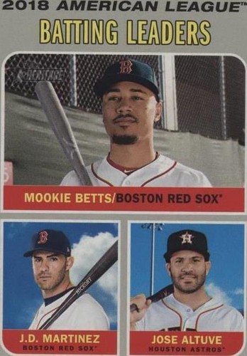 2019 Topps Heritage - J.D. Martinez Jose Altuve Mookie Betts #62
