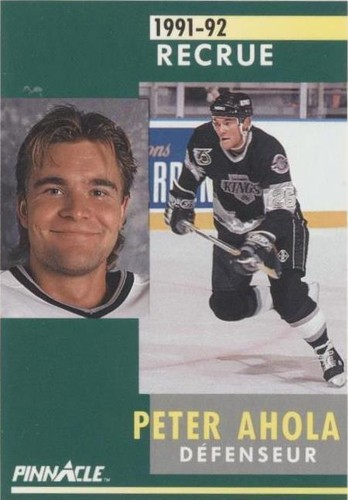 1991-92 Pinnacle French - Peter Ahola #312