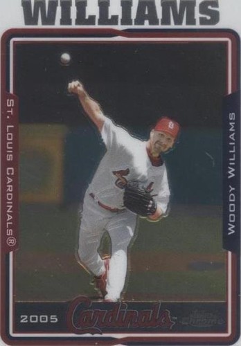 2005 Topps Chrome - Woody Williams #210