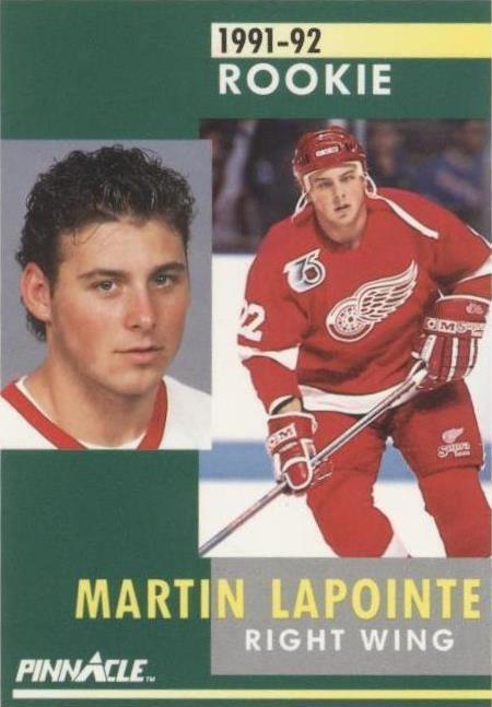 1991-92 Pinnacle - Martin Lapointe #355