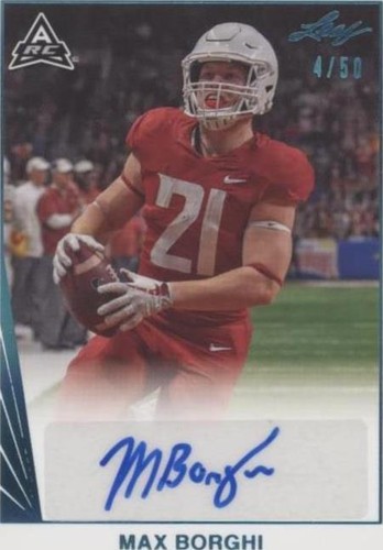 2021 Leaf Memories Max Borghi #BA-MB1
