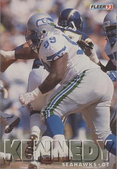 1993 Fleer Shell FACT (Football & Academics: A Championship Team) Cortez Kennedy #28