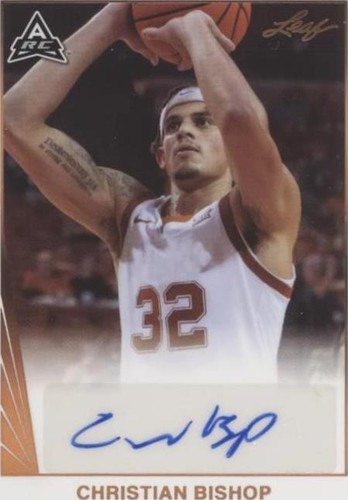 2021-22 Leaf Memories - Christian Bishop #BA-CB1