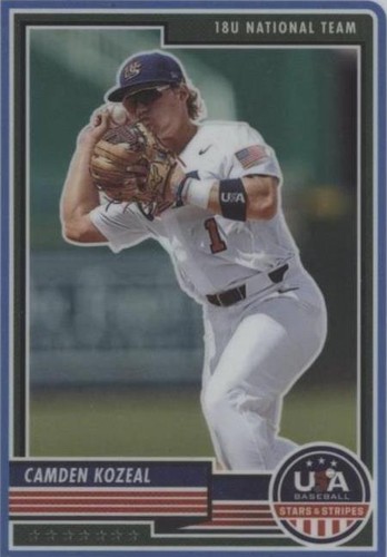 2023 Panini USA Baseball Stars & Stripes - Camden Kozeal #54