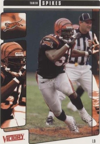 2001 Upper Deck Victory Takeo Spikes #73