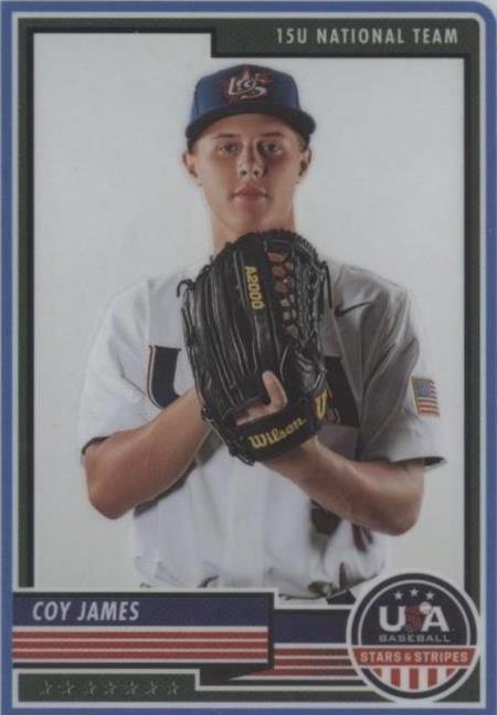 2023 Panini USA Baseball Stars & Stripes - Coy James #31