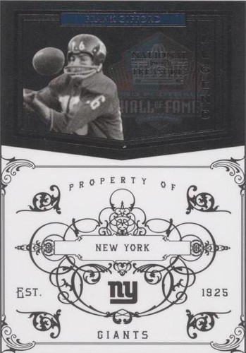 2010 Playoff National Treasures Frank Gifford #156