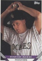 1993 Topps - David Nied #444