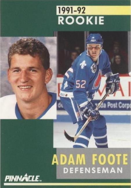 1991-92 Pinnacle - Adam Foote #337