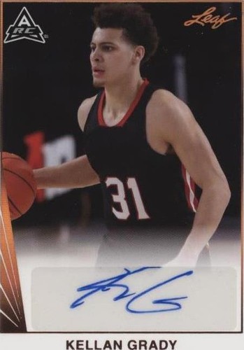 2021-22 Leaf Memories - Kellan Grady #BA-KG1